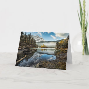 Morning Mood   Lake Eibsee Card