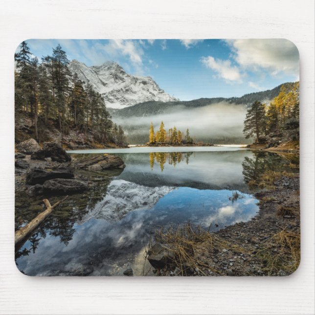 Morning Mood | Lake Eibsee Mouse Mat (Front)