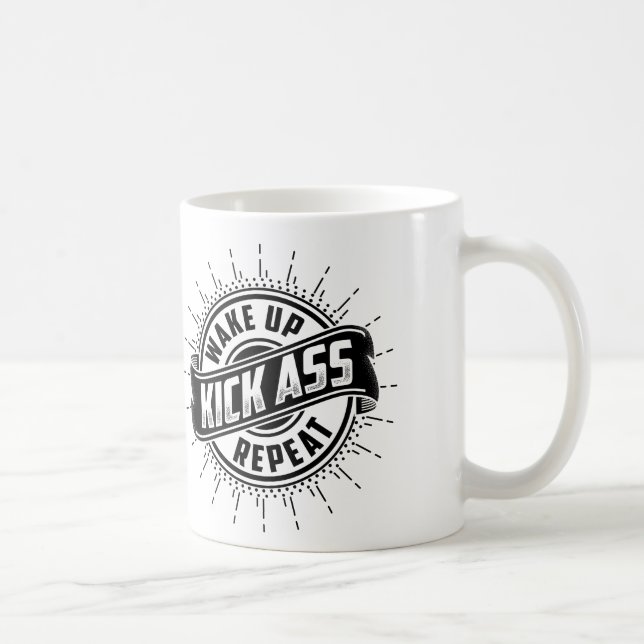 Morning Motivation Coffee Mug (Right)