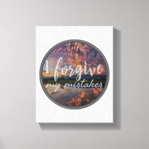 morning motivational quotes for self acceptance canvas print