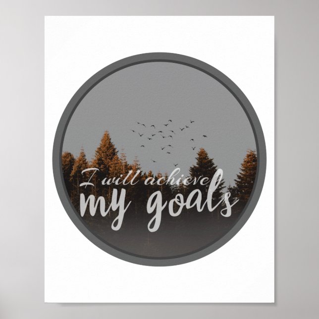 morning motivational quotes for self love poster (Front)