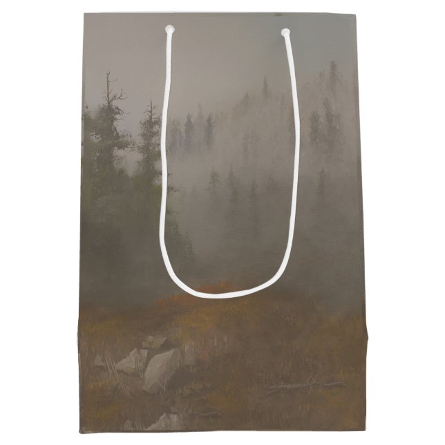 "Morning Mountain" Medium Gift Bag (Back)
