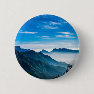 Morning Mountain Mist 6 Cm Round Badge