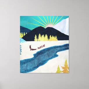 Morning Musher Canvas Print