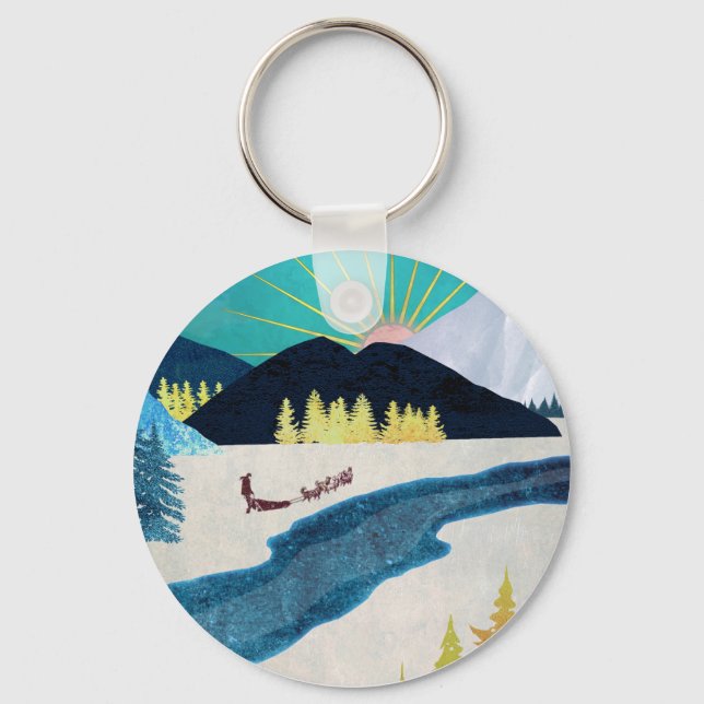 Morning Musher Key Ring (Back)