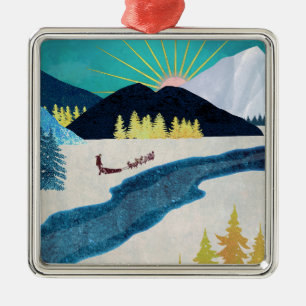 Morning Musher Metal Tree Decoration