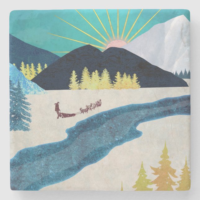 Morning Musher Stone Coaster (Front)