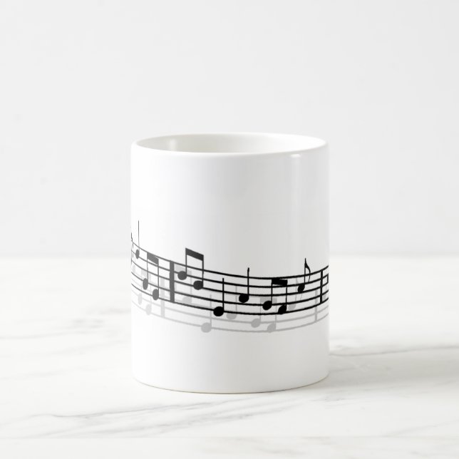 morning music coffee mug (Center)