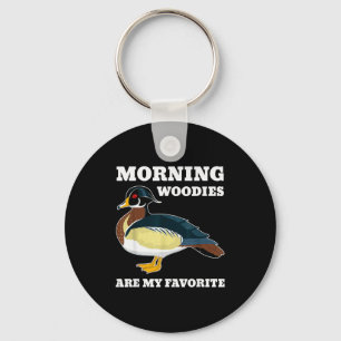 Morning My Favorite Duck Hunting Funny Hunter Key Ring