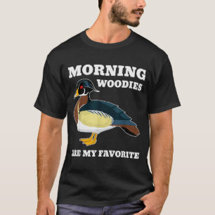 Morning My Favorite Duck Hunting Funny Hunter  T-Shirt