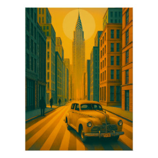 Morning New York Poster