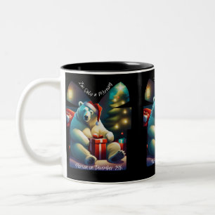 Morning of Christmas Two-Tone Coffee Mug