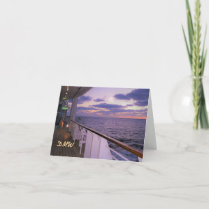 Morning on Deck Blank Note Cards