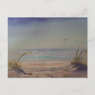 Morning on The Beach Postcard
