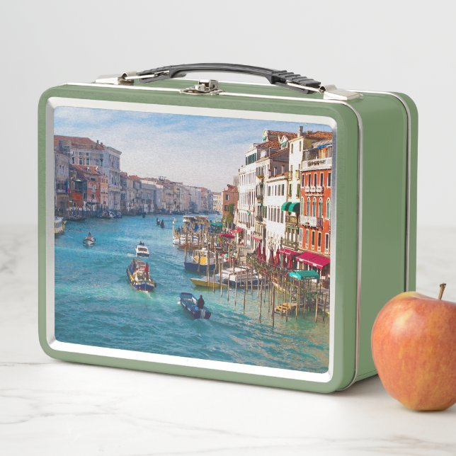 MORNING ON THE GRAND CANAL Metal Lunchbox (In Situ)