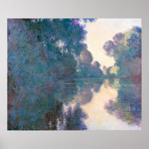 Morning on the Seine: Claude Monet Impressionist  Poster
