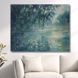 Morning on the Seine Monet Canvas Print