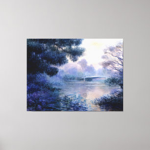 Morning on the Seine near Giverny Canvas Print