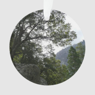 Morning on the Trail to Vernal Falls in Yosemite Ornament