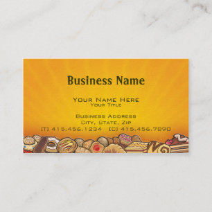 morning pastries ~ bc business card
