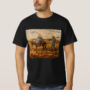 Morning, Peasant Couple by Vincent van Gogh T-Shirt