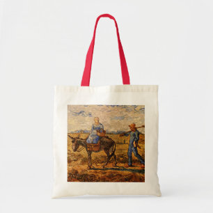 Morning, Peasant Couple by Vincent van Gogh Tote Bag