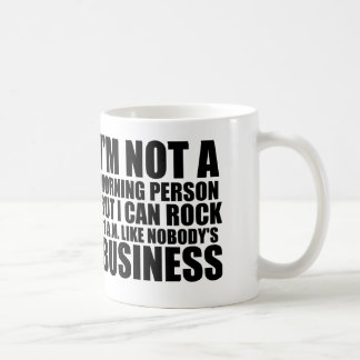 morning person coffee mug