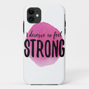 morning positive affirmations to work hard iPhone 11 case