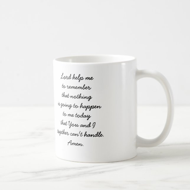 MORNING PRAYER MUG (Right)