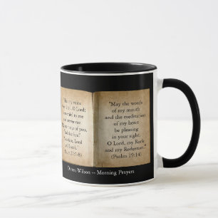 Morning Prayers Scripture Mug (Personalised)