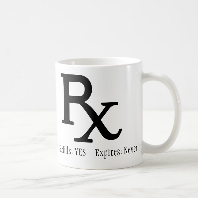Morning Prescription Coffee Mug (Right)