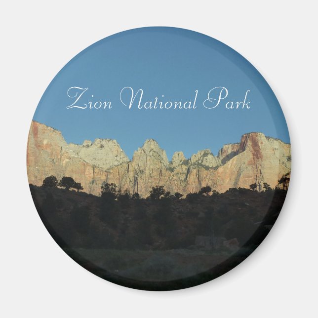 Morning Red Rocks at Zion National Park Magnet (Front)