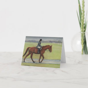 Morning Ride Horse Art Note Card