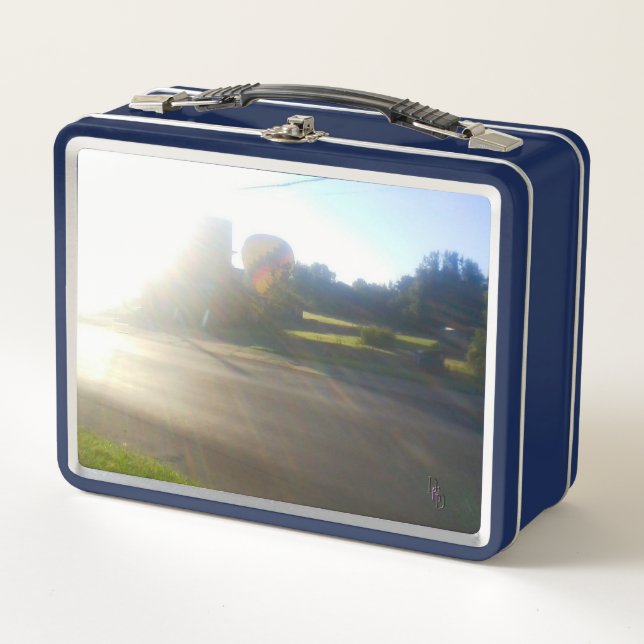 Morning Ride Metal Lunch Box (Front)