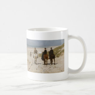 Morning Ride on the Beach - Anton Mauve Coffee Mug