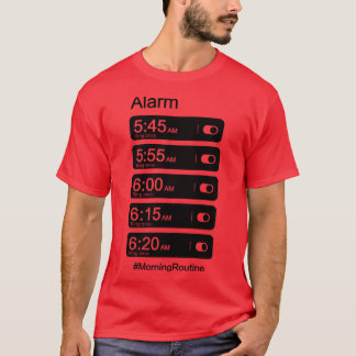Morning Routine Alarm Clock Light Shirt