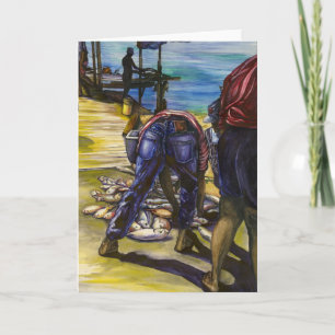 Morning’s Catch, Bahamas Greeting Card