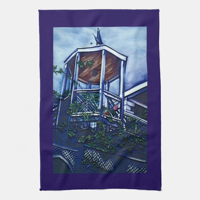 Morning’s light, Harbour Island Tea Towel (Vertical)