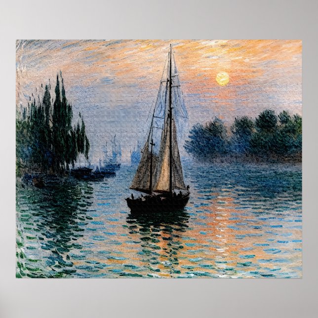 Morning Sail Poster (Front)