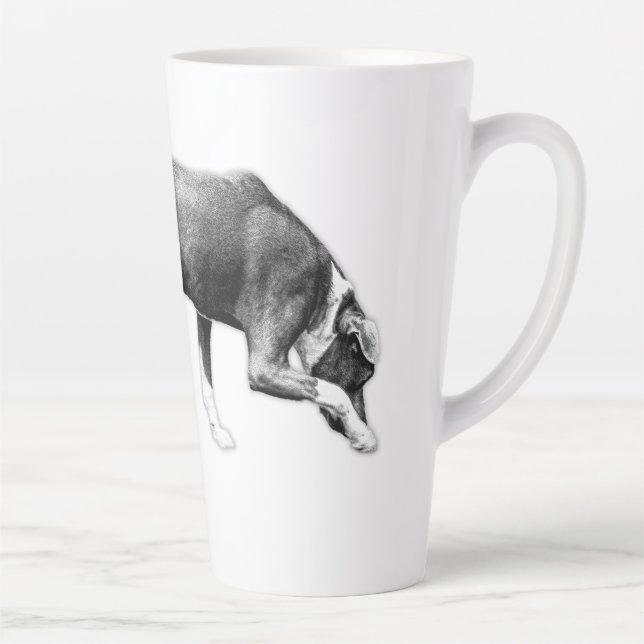 Morning Scout – Sniffing Stride Latte Mug (Right)