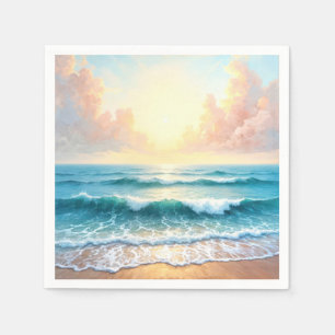 Morning Seascape Napkin
