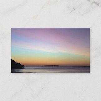 Morning Sky at Singing Beach Business Card