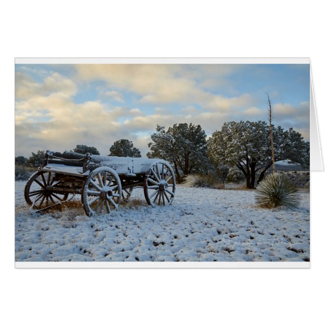 Morning Snow at Dawn's Early Light (Front Horizontal)