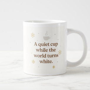 Morning Snowfall   A Quiet Cup   Winter Mug