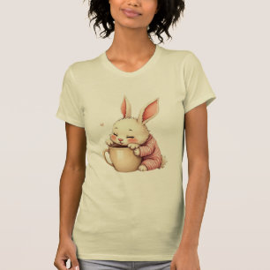 Morning Snuggles Bunny Brew Bliss Cocoa & Cuddles T-Shirt