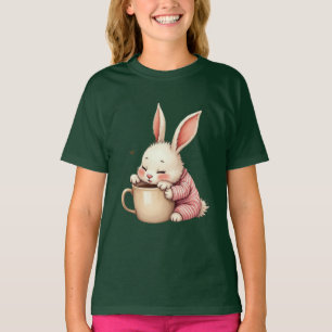 Morning Snuggles Bunny Brew Bliss Cocoa & Cuddles T-Shirt
