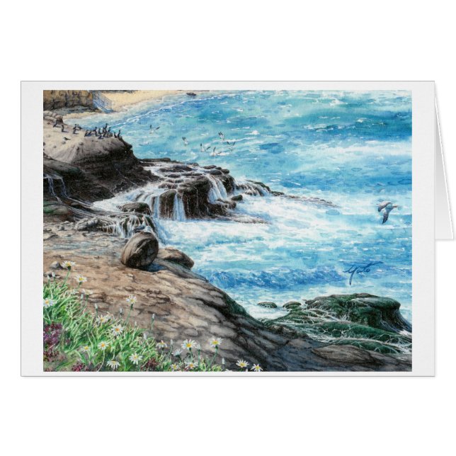 MORNING SPLASH, LA JOLLA, CALIFORNIA (Front Horizontal)