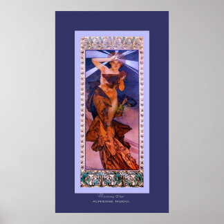 Morning Star ~ Alphonse Mucha Poster