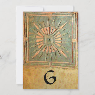 MORNING STAR , antique yellow green,white Announcement