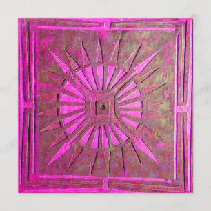 MORNING STAR , bright pink,violet white Announcement